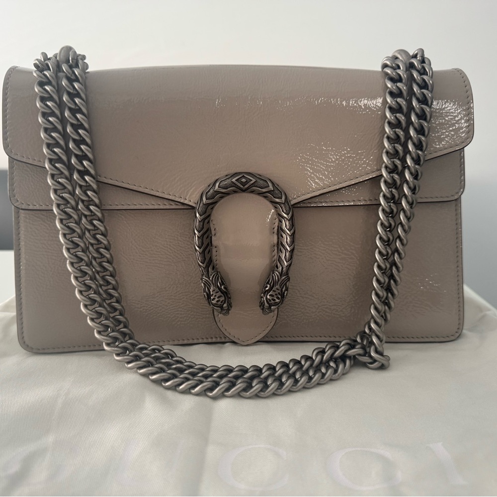 Gucci Beige Dionysus Shoulder Bag with Chain